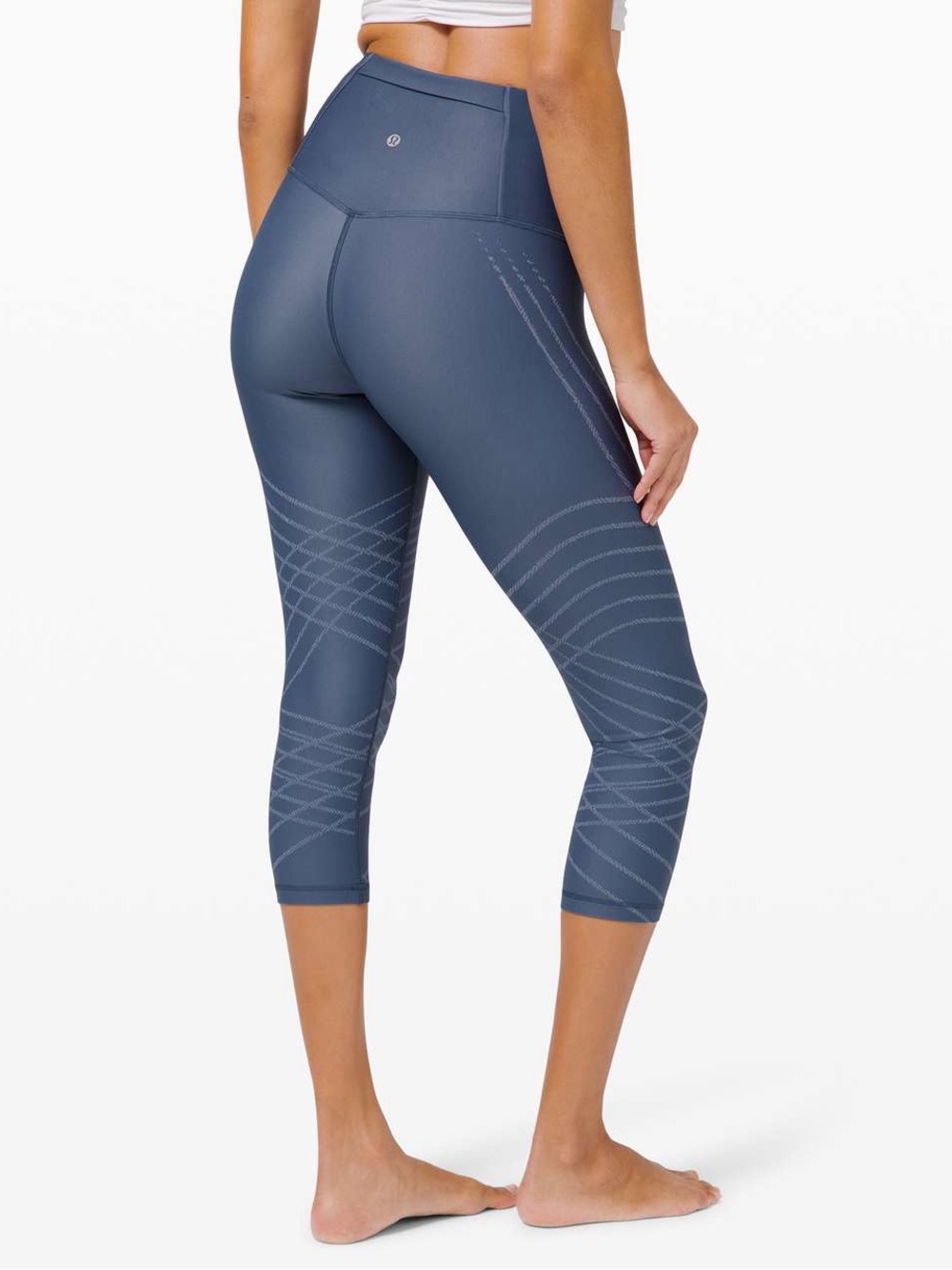 Lululemon Women’s Mapped Out High-Rise Crop 21" in
Iron Blue / Chambray